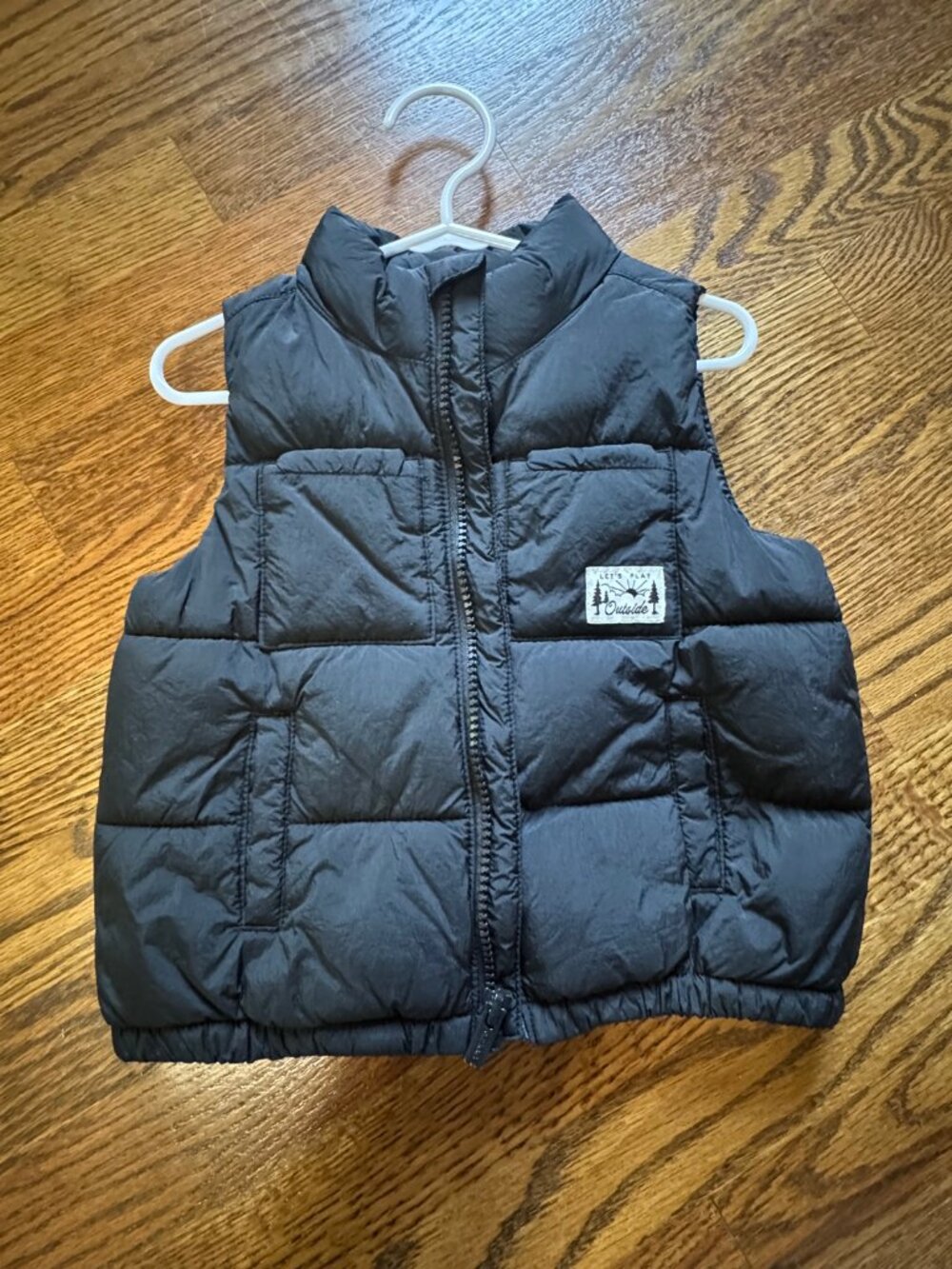 Old Navy Navy Quilted Puffer Vest | 12-18M